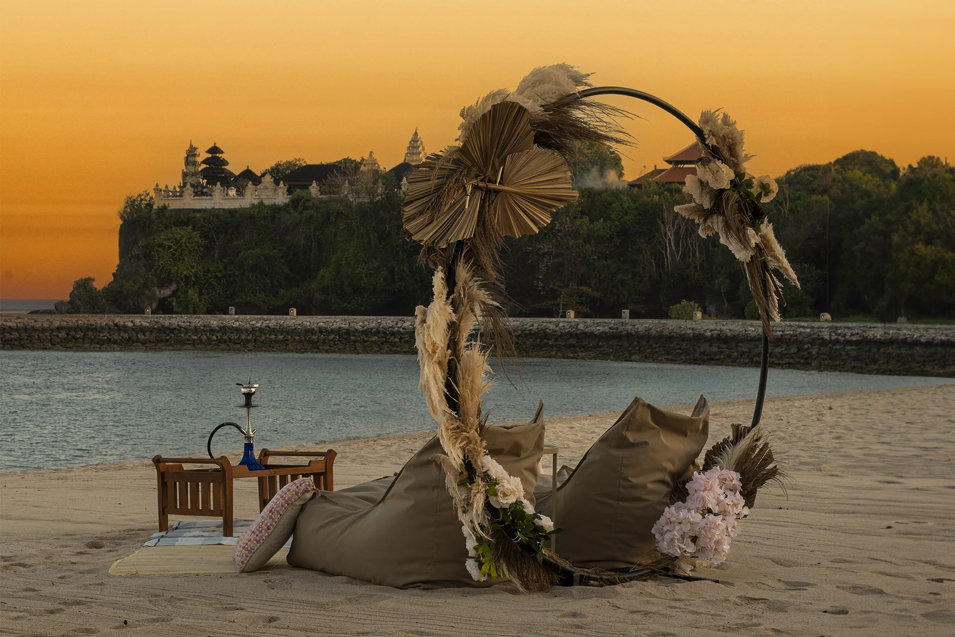 Aktivität im Shisha-Resort am Meer in Nusa Dua Bali