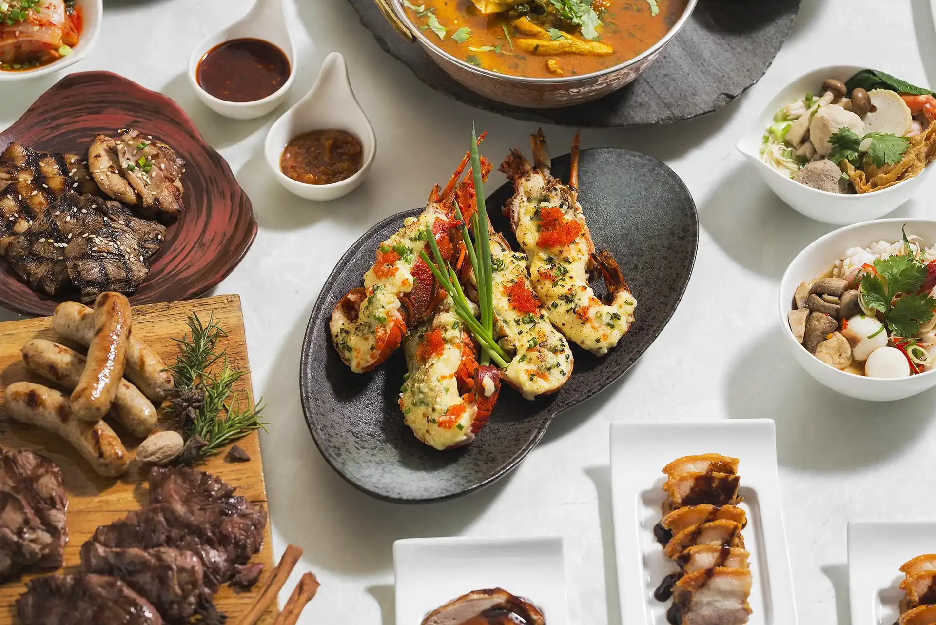 All-You-Can-Eat Lunch at The Cafe Mulia Bali