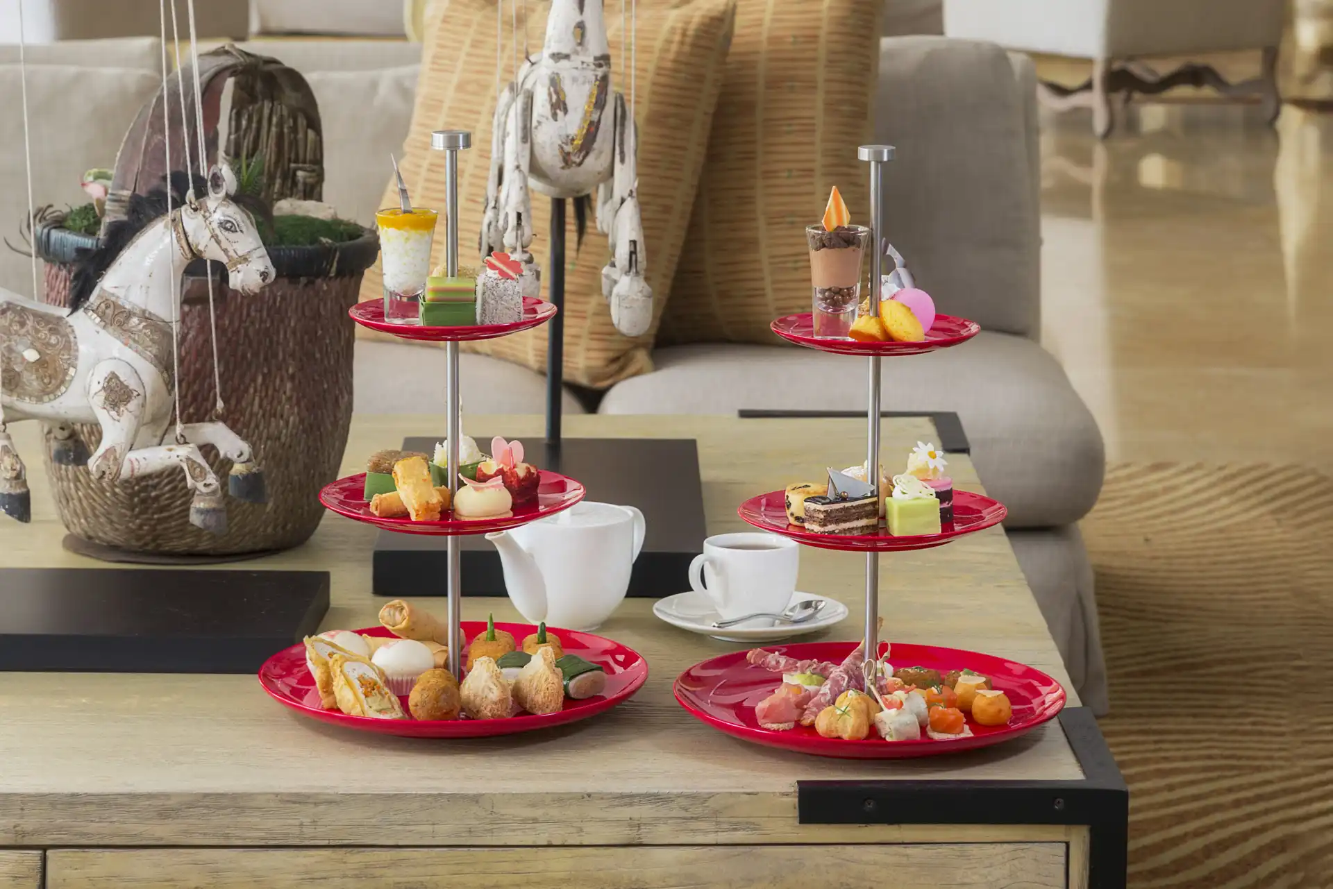 Afternoon tea at Mulia Bali