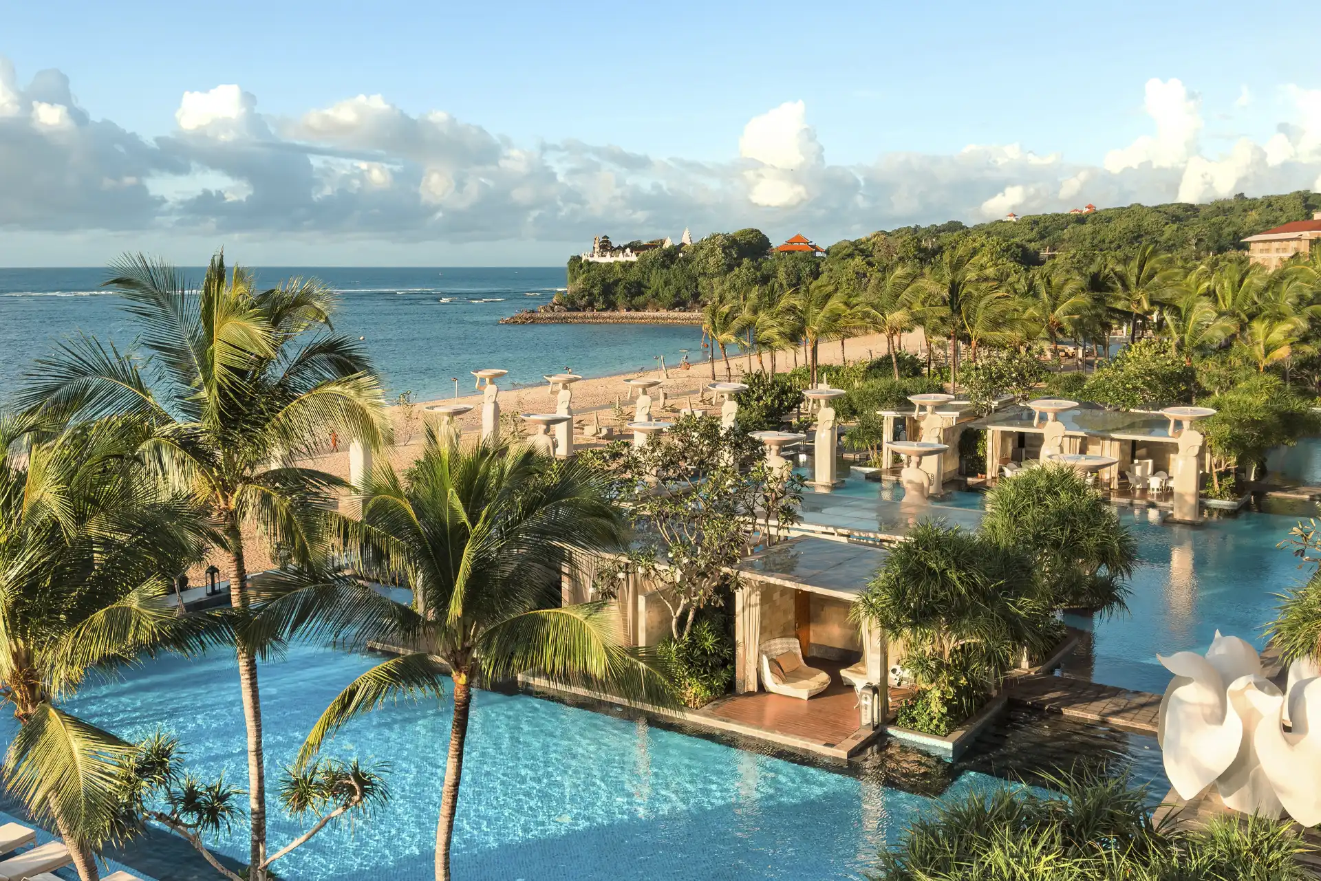 Beachfront View at The Mulia Nusa Dua, Bali