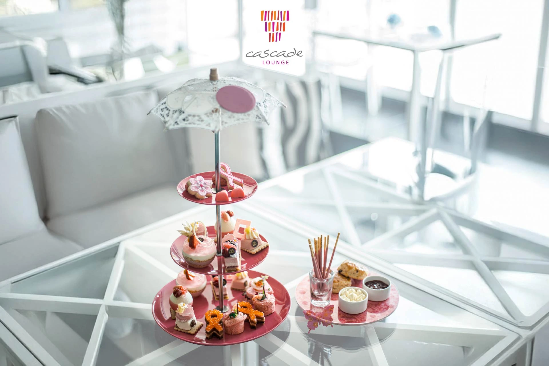 Pink Afternoon Tea at Cascade Lounge